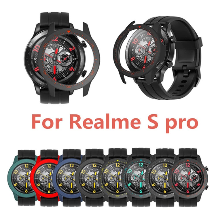 Realme Watch S Pro Enkel Plastik Bumper  - Blå#serie_1