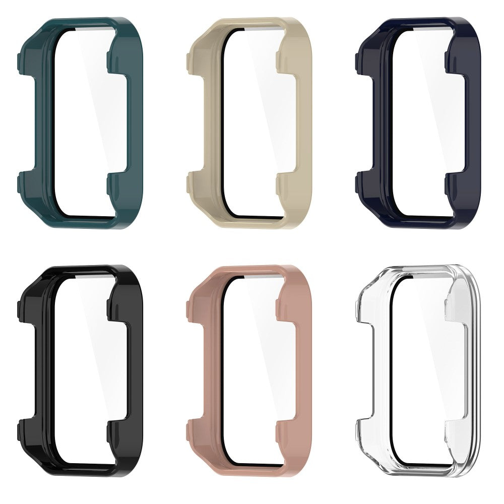 Meget Godt Realme Watch 3 Cover med Skærmbeskytter i Plastik og Hærdet Glas - Sort#serie_1